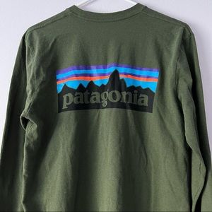 Patagonia Men's Logo Responsibili-Tee Long-Sleeve Shirt Small